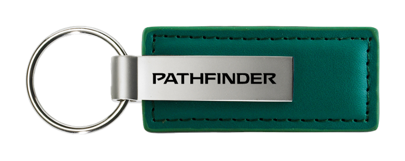 Pathfinder Leather Key Fob - Green