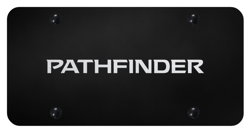 Pathfinder License Plate - Laser Etched Black