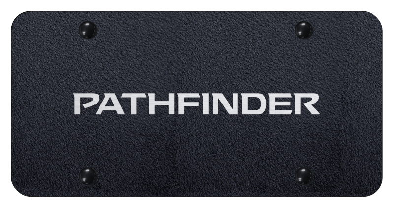 Pathfinder License Plate - Laser Etched Rugged Black