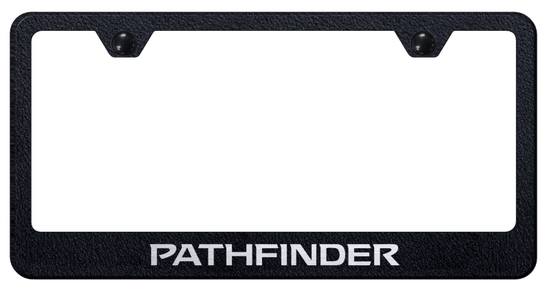 Pathfinder Stainless Steel Frame - Laser Etched Rugged Black
