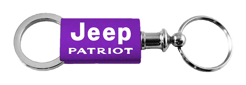 Patriot Anodized Aluminum Valet Key Fob - Purple