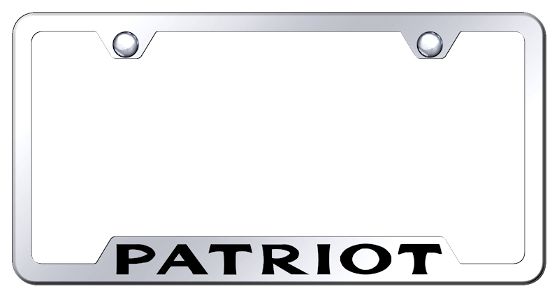 Patriot Cut-Out Frame - Laser Etched Mirrored