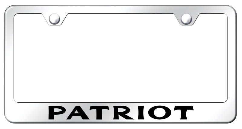 Patriot Stainless Steel Frame - Laser Etched Mirrored