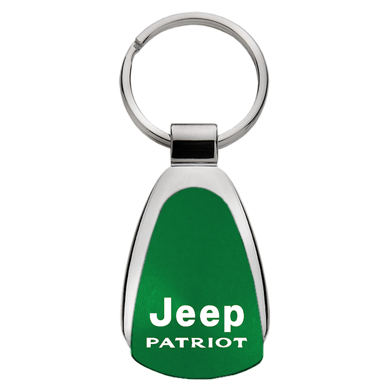 Patriot Teardrop Key Fob - Green