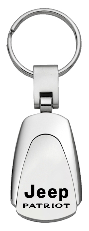 Patriot Teardrop Key Fob - Silver
