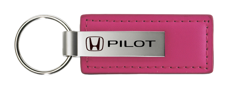 Pilot Leather Key Fob - Pink