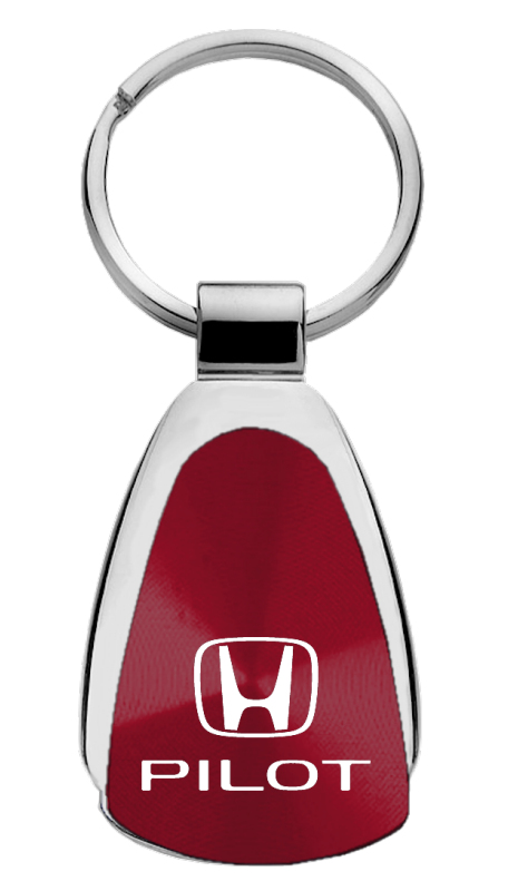 Pilot Teardrop Key Fob - Burgundy