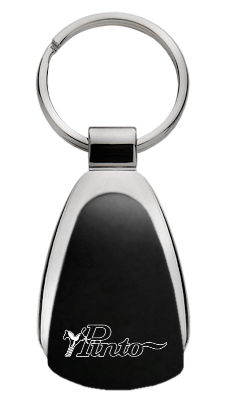 Pinto Teardrop Key Fob - Black