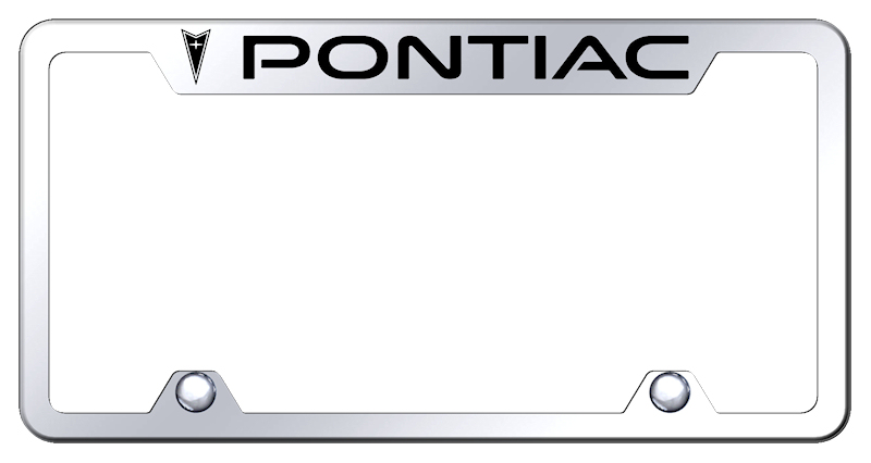 Pontiac Steel Truck Cut-Out Frame - Laser Etched Mirrored
