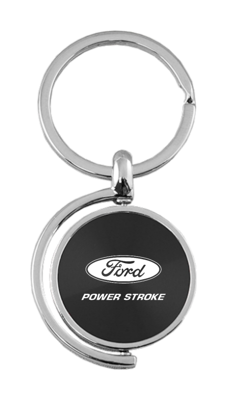 Powerstroke Spinner Key Fob - Black
