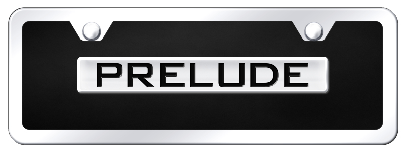 Prelude Name Acrylic Mini Kit - Chrome on Black