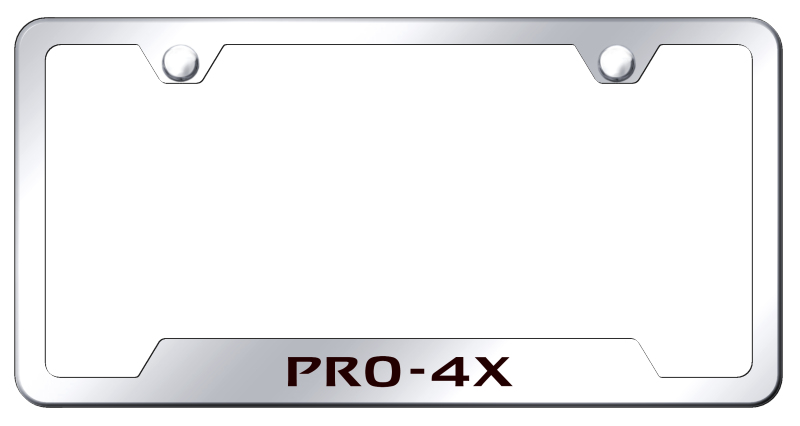 Pro-4X Cut-Out Frame - Laser Etched Mirrored