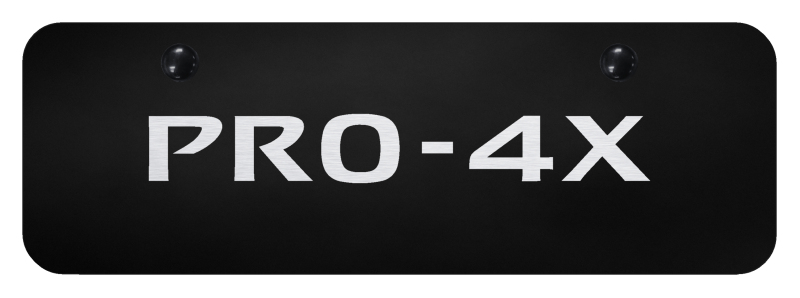 Pro-4X Mini Plate - Laser Etched Black