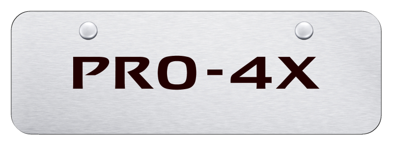 Pro-4X Mini Plate - Laser Etched Brushed