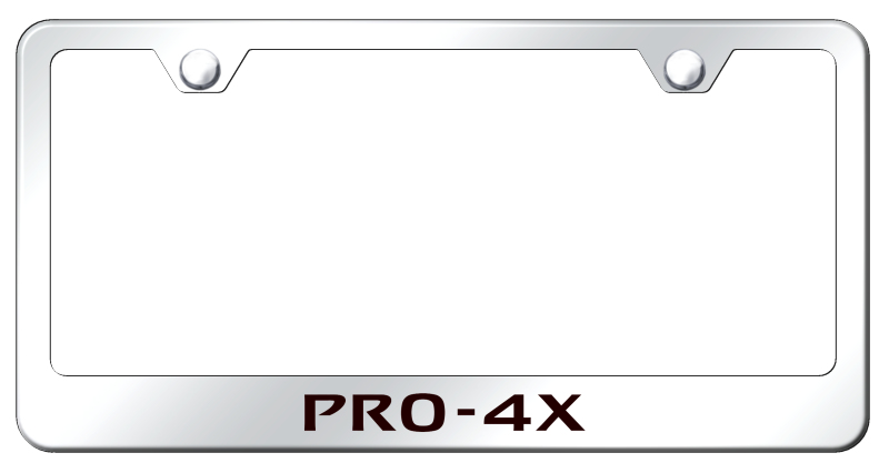 Pro-4X Stainless Steel Frame - Laser Etched Mirrored
