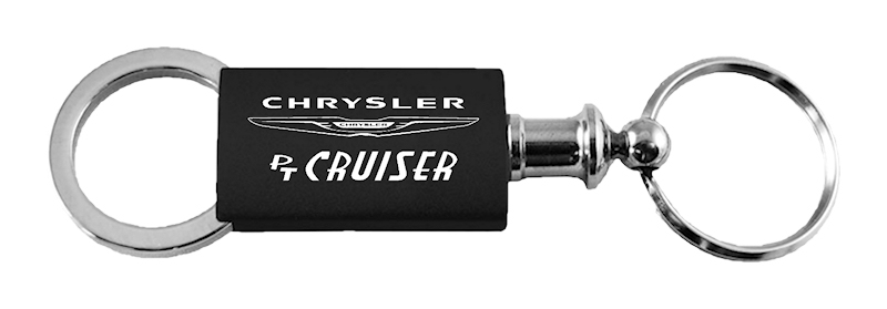 PT Cruiser Anodized Aluminum Valet Key Fob - Black