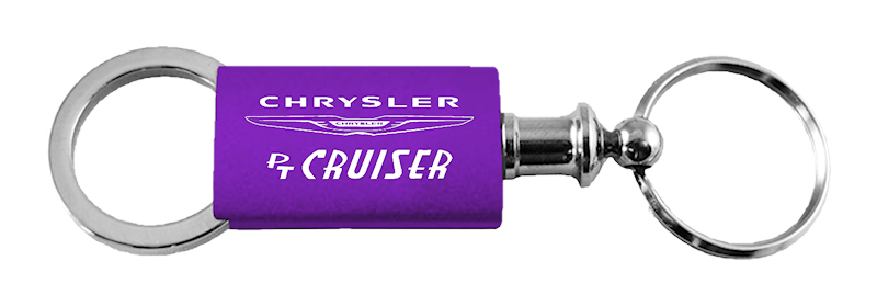 PT Cruiser Anodized Aluminum Valet Key Fob - Purple