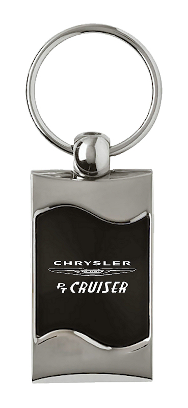 PT Cruiser Rectangular Wave Key Fob - Black