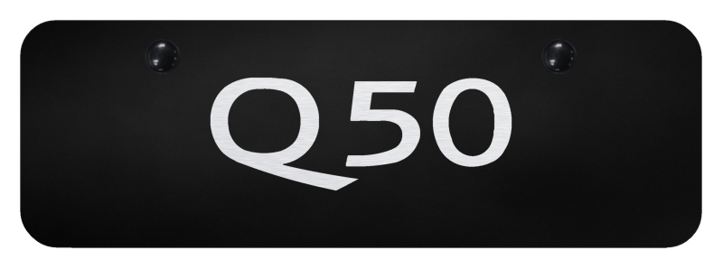 Q50 Mini Plate - Laser Etched Black