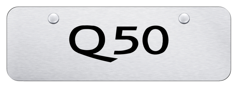 Q50 Mini Plate - Laser Etched Brushed