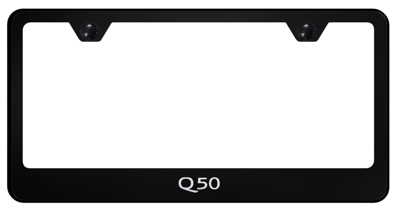 Q50 Stainless Steel Frame - Laser Etched Black