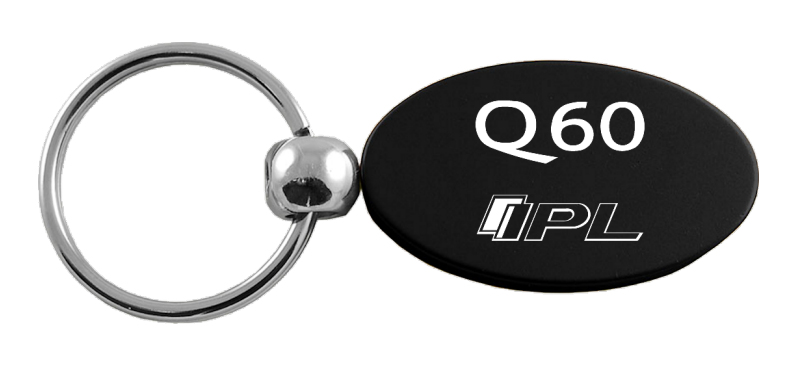 Q60 IPL Oval Key Fob - Black
