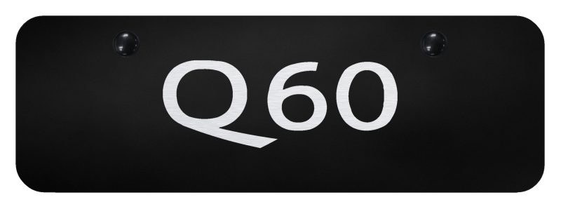 Q60 Mini Plate - Laser Etched Black