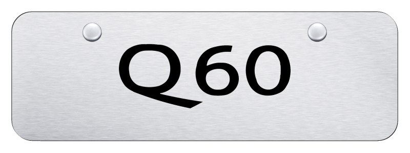 Q60 Mini Plate - Laser Etched Brushed