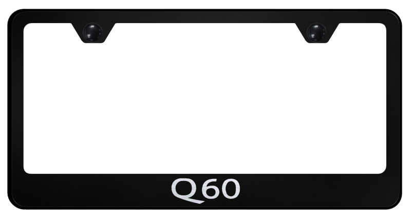 Q60 Stainless Steel Frame - Laser Etched Black