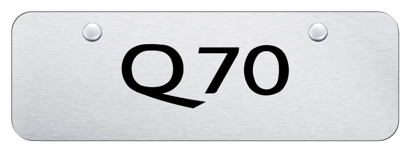 Q70 Mini Plate - Laser Etched Brushed