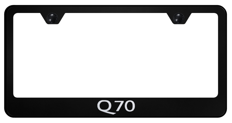 Q70 Stainless Steel Frame - Laser Etched Black