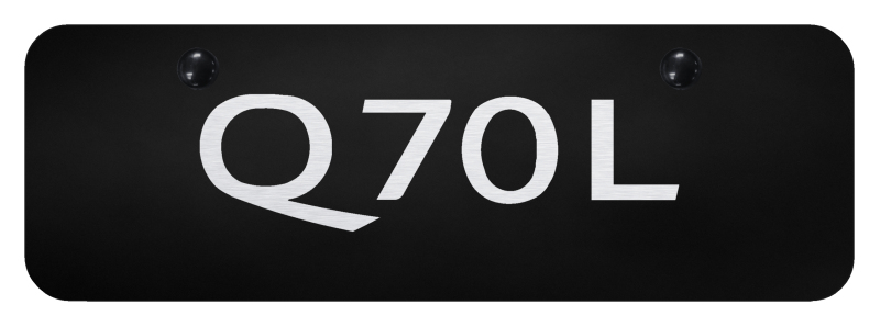 Q70L Mini Plate - Laser Etched Black
