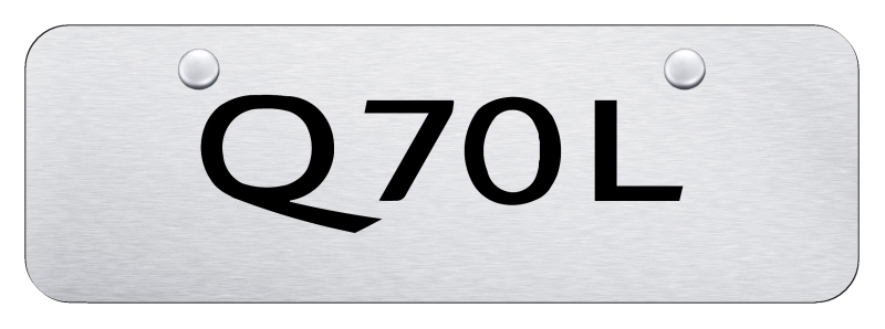 Q70L Mini Plate - Laser Etched Brushed