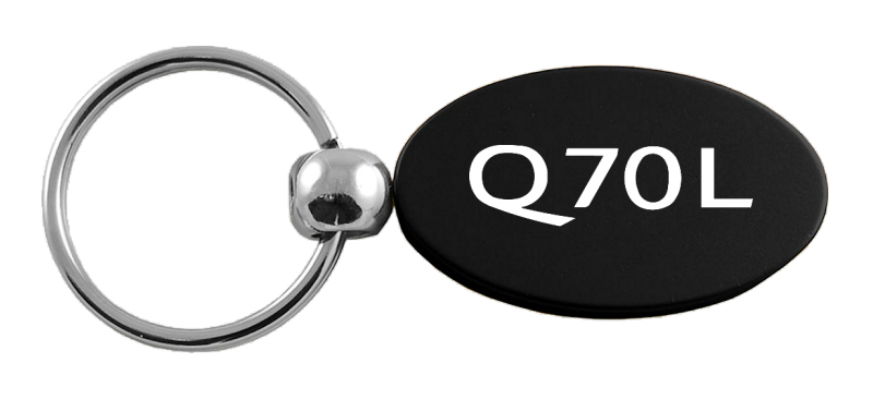 Q70L Oval Key Fob - Black