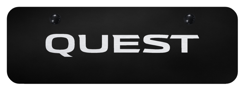 Quest Mini Plate - Laser Etched Black
