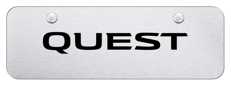 Quest Mini Plate - Laser Etched Brushed