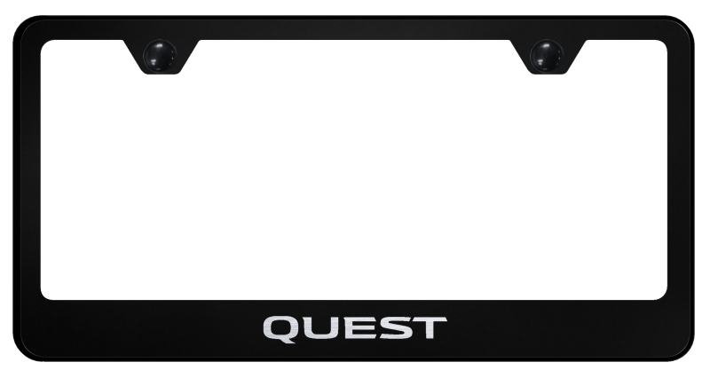 Quest Stainless Steel Frame - Laser Etched Black