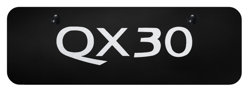 QX30 Mini Plate - Laser Etched Black