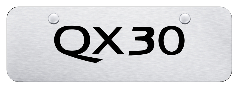 QX30 Mini Plate - Laser Etched Brushed