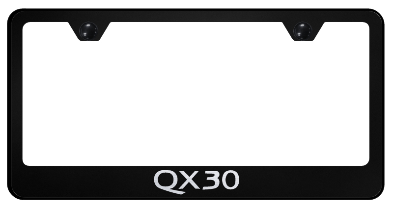 QX30 Stainless Steel Frame - Laser Etched Black