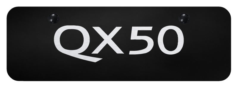 QX50 Mini Plate - Laser Etched Black
