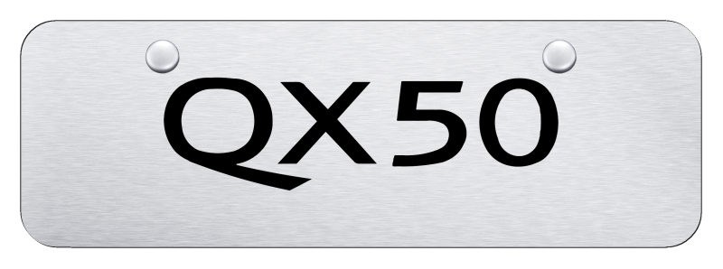 QX50 Mini Plate - Laser Etched Brushed