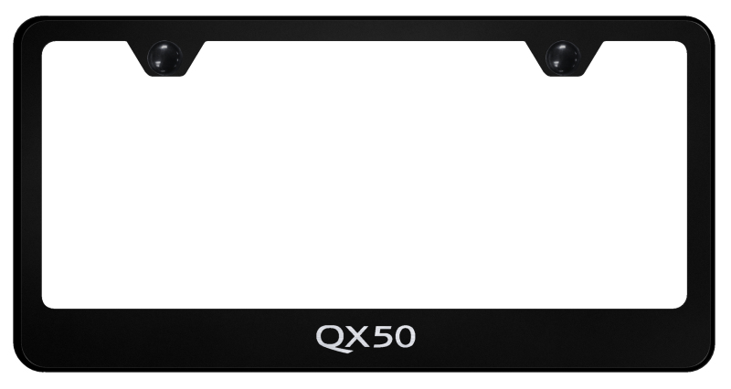 QX50 Stainless Steel Frame - Laser Etched Black