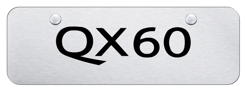 QX60 Mini Plate - Laser Etched Brushed