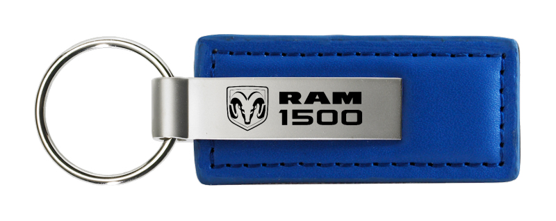 Ram 1500 Leather Key Fob - Blue