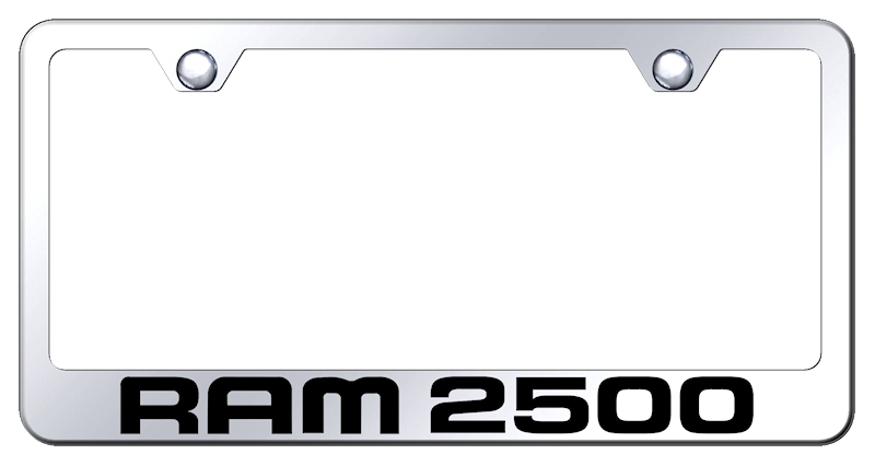 Ram 2500 Stainless Steel Frame - Laser Etched Mirrored