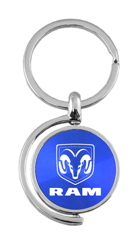 Ram Spinner Key Fob - Blue