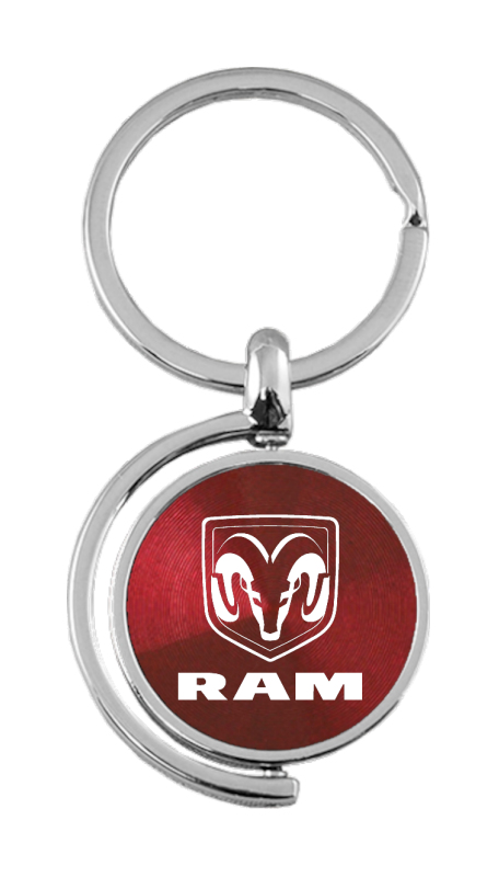 Ram Spinner Key Fob - Burgundy