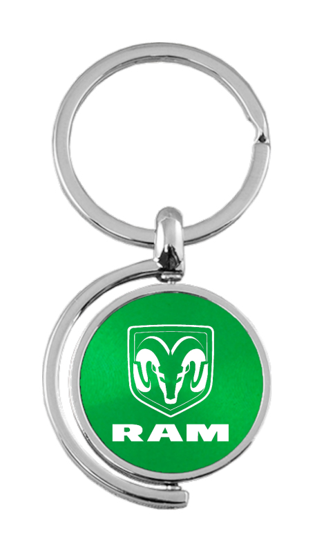 Ram Spinner Key Fob - Green