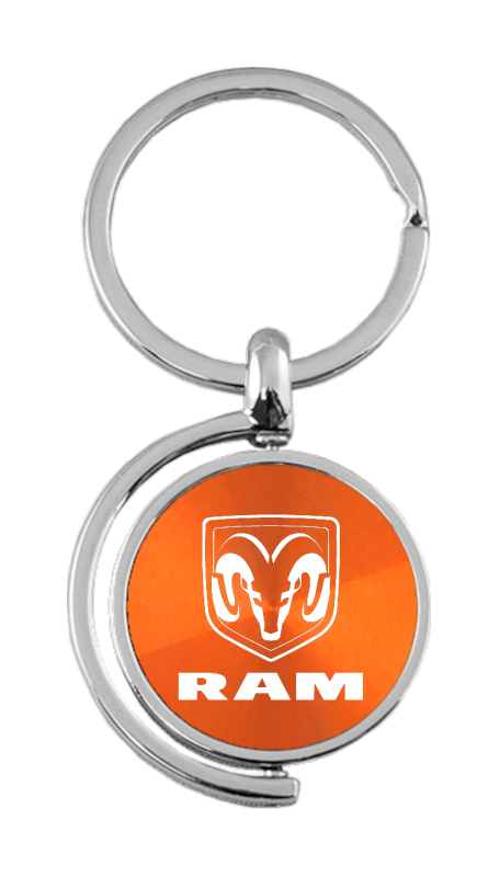 Ram Spinner Key Fob - Orange